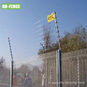 Recinzione elettrica a impulso ad alta tensione per confine carcerario